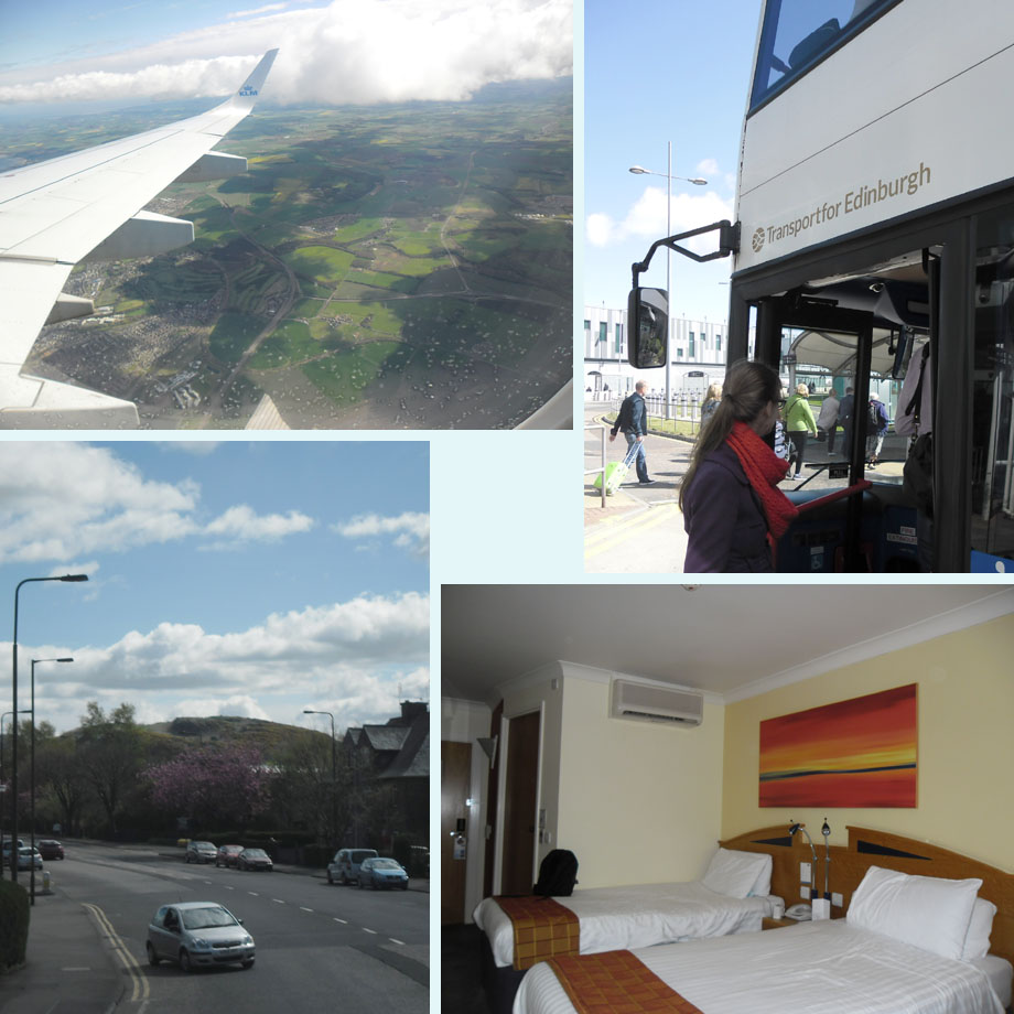 Schotland in zicht, lijn 35, onderweg, in het hotel