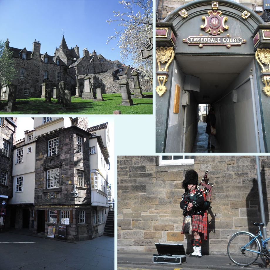 ook te zien op de Royal Mile