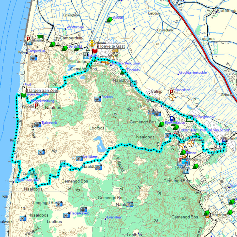 route dag 1
