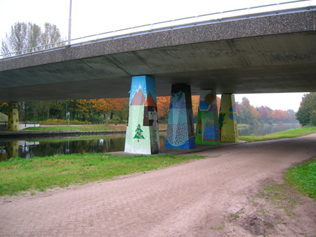 kunst bij het Wilhelminakanaal