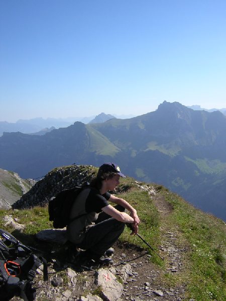 even genieten van het uitzicht