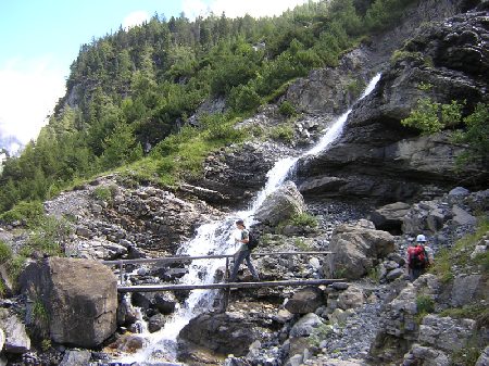 terug via het Doldenhornpad