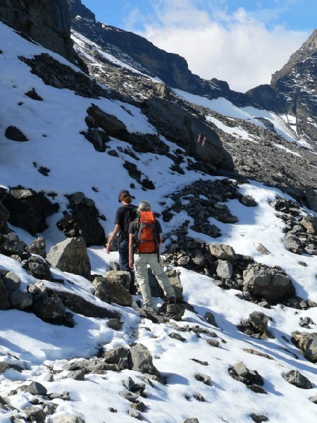 op weg naar de Rote Chumme