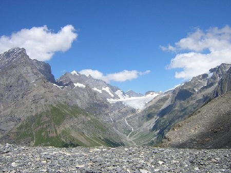 uitzicht op het Kanderfirn