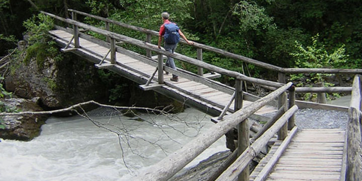 een bruggetje over de Kander
