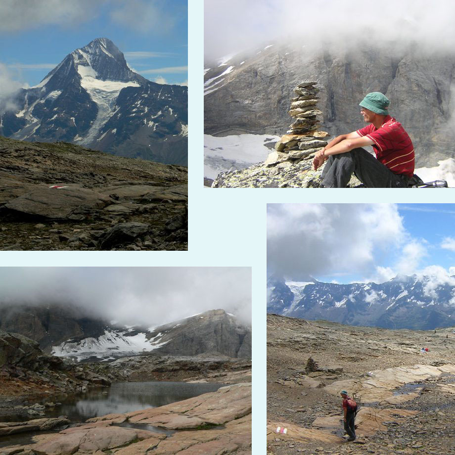 Bietschhorn, pauze, in Wallis