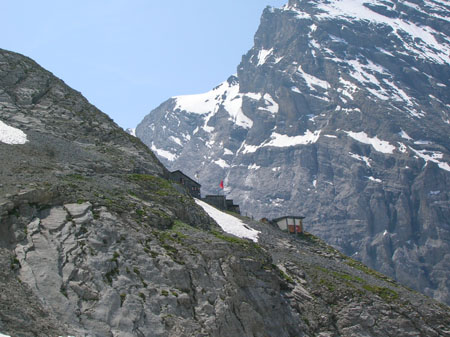 Gspaltenhornhutte in zicht