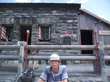 pauze met bergsteigerthee en wortelcake