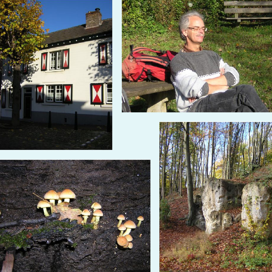 Eijsden, lekker zonnetje, zwavelkopjes, mergelwand