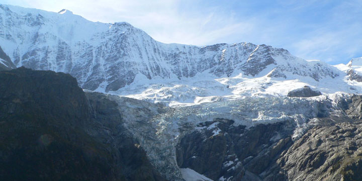 uitzicht op de Grindelwaldgletsjer