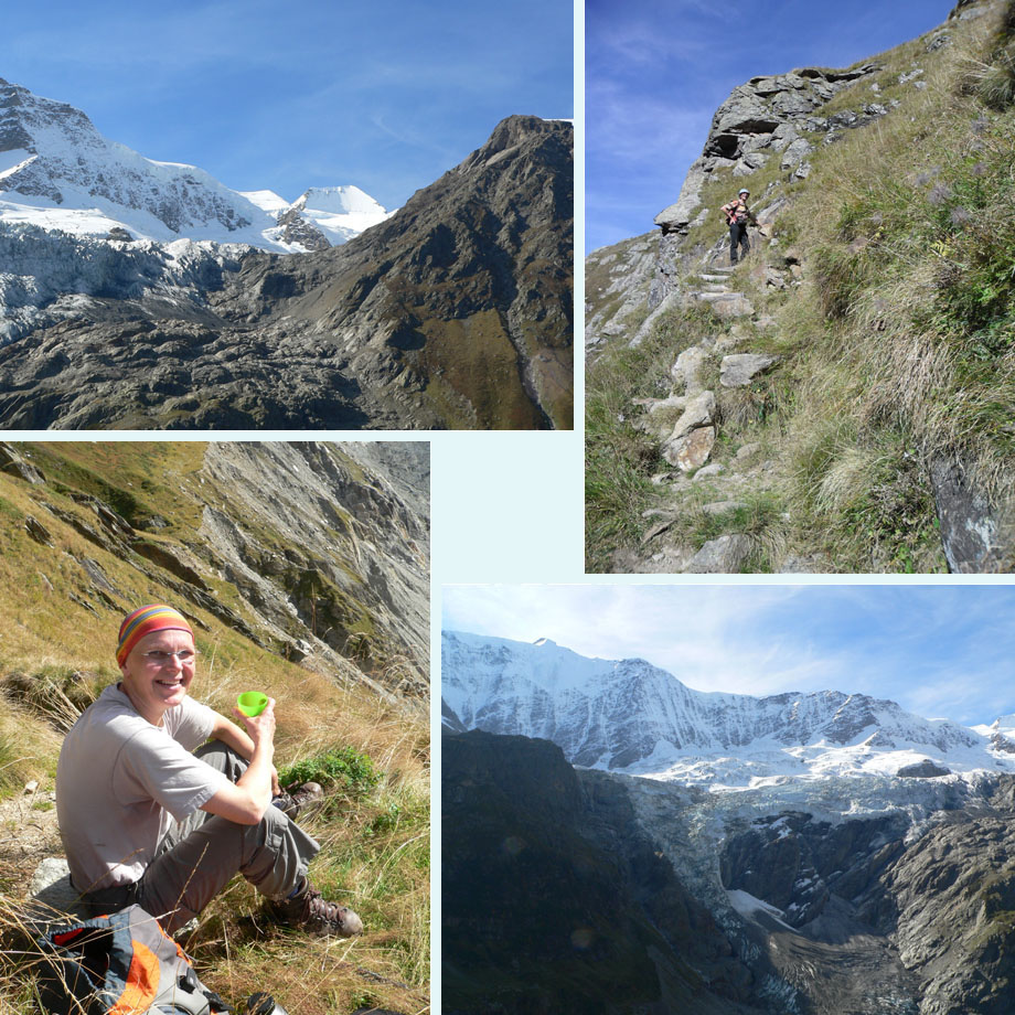 verder omhoog na Baregg