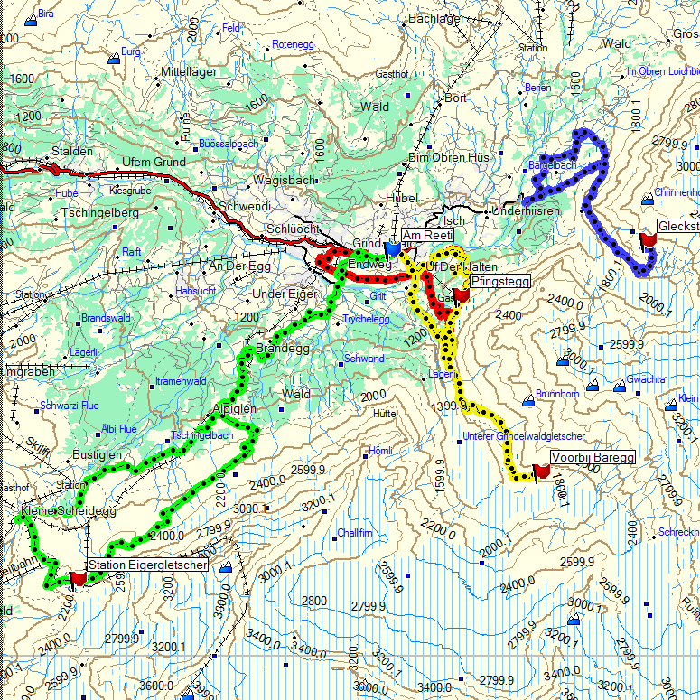 tochten rond Grindelwald