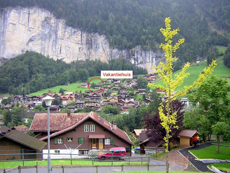 blik op Lauterbrunnen