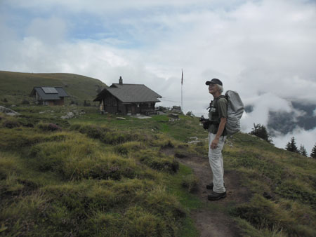 alleen bij de Lobhornhutte
