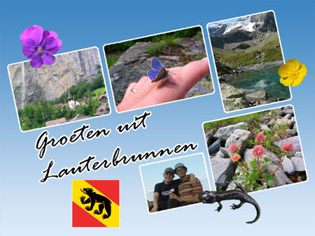 groeten uit Lauterbrunnen
