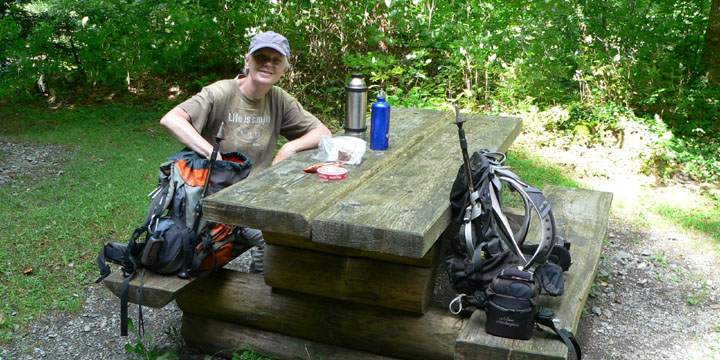 pauze bij de oude smeltoven