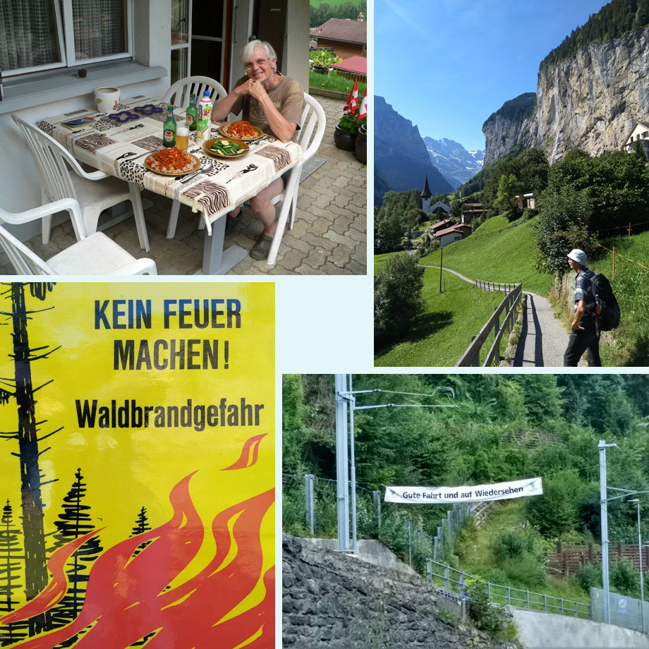 flink dooreten, traditioneel Lauterbrunnen, geen vuurtjesdag dit jaar, zekers!