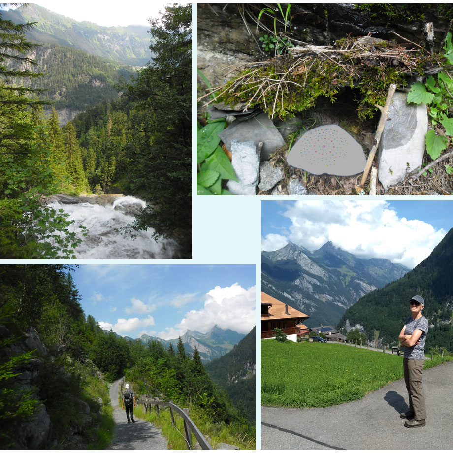 Sausbach, vakantiesouvenir, het vertrouwde pad, het vertrouwde uitzicht