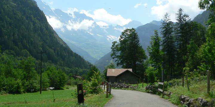het mooie Hinteres Lauterbrunnental