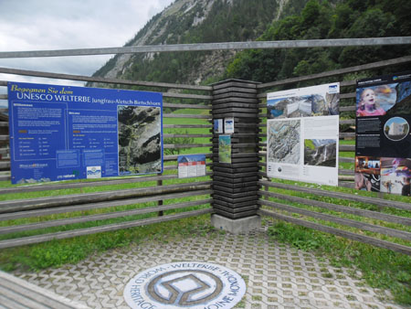 ingang naar het Weltnaturerbe