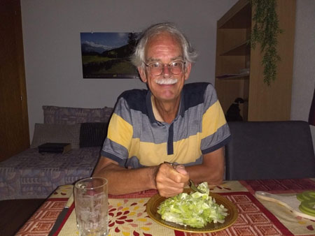 eten in het halfdonker