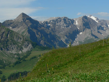 uitzicht vanaf de Metschhorn