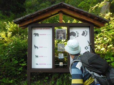 voor de jonge wandelaars