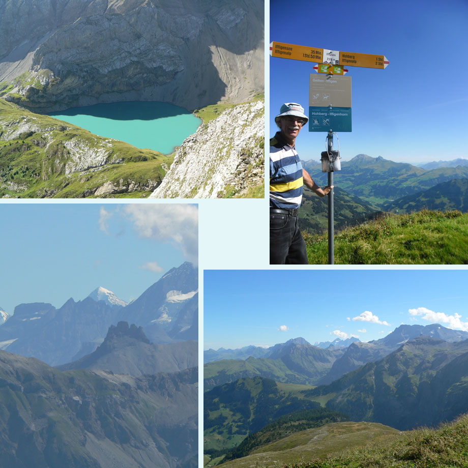 uitzicht vanaf de Iffighorn