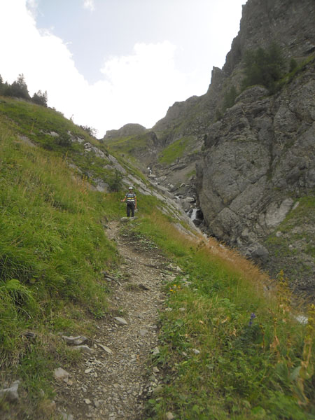 afdaling in het Ammertental