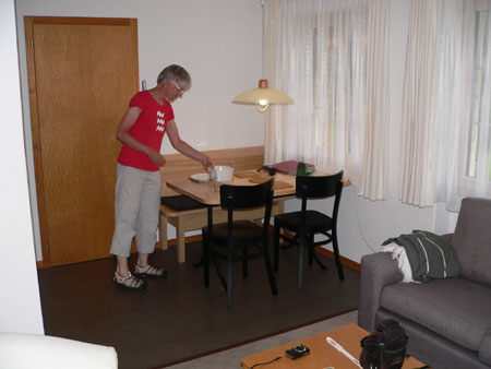 het eten is bijna klaar