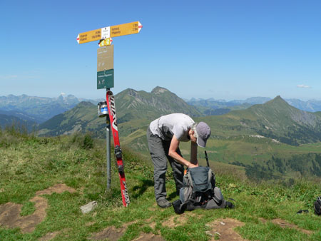 pauze op de Iffigenhorn