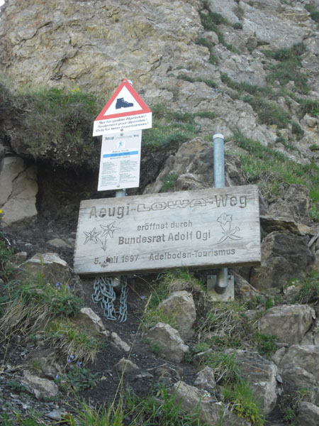 bergschoenen verplicht