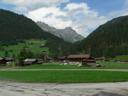 Matten vanaf het vliegveld