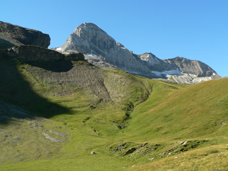 hoge toppen dichtbij