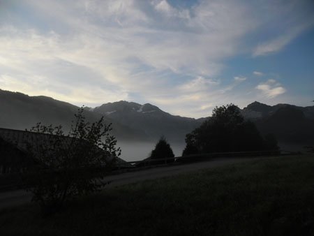 begin van een mooie dag