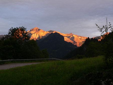 sublieme zonsondergang