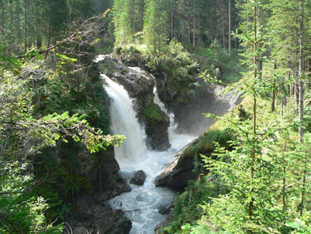 hier valt de Simme ook al