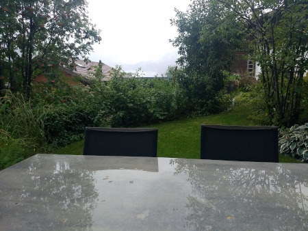 een regenachtige ochtend