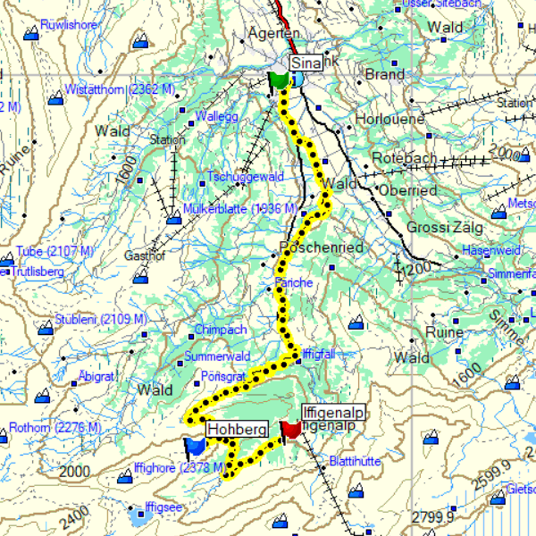 route dag 13