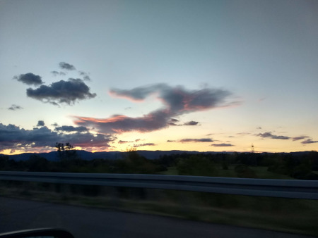 zonsopgang in Duitsland