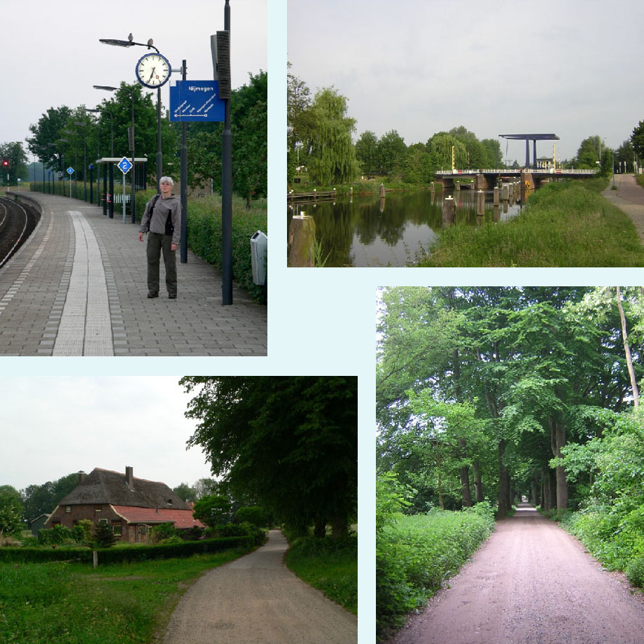 wachten op de trein, ophaalbrug in Doetinchem, bij het Bergherbos