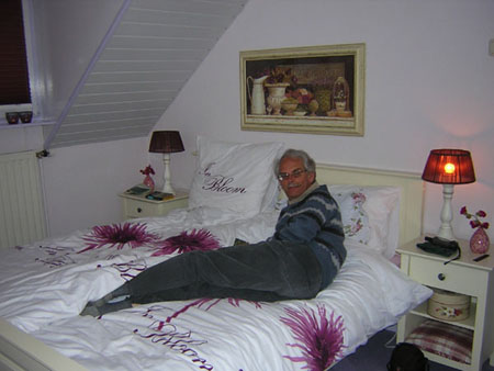 lekker met de benen omhoog