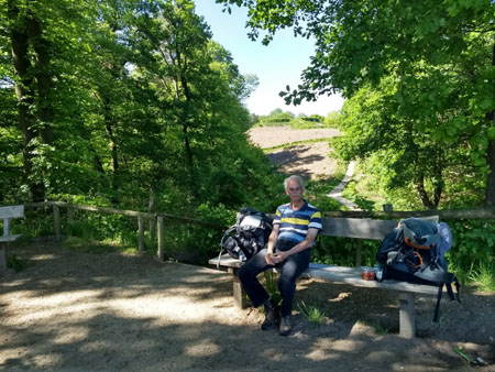 pauze in de schaduw