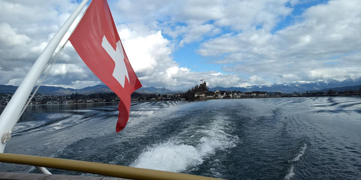 boottocht op de Zurichsee