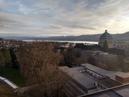 geweldig uitzicht over Zurich