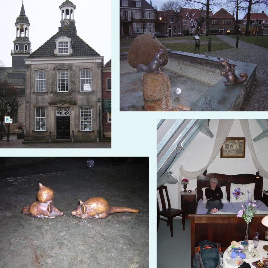 Ootmarsum, kunst en nog eens kunst, onze nostalgische dakkamer