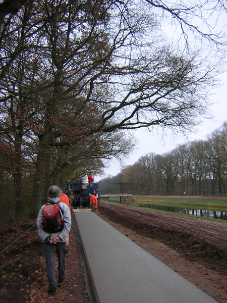 fietspad in wording