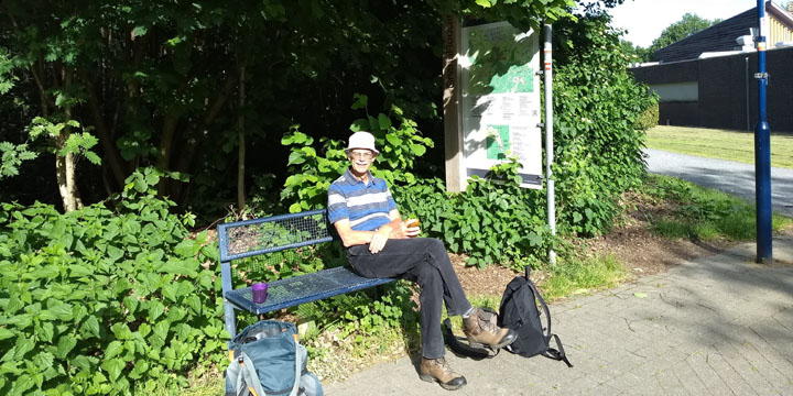 pauze op het Drielandenpunt