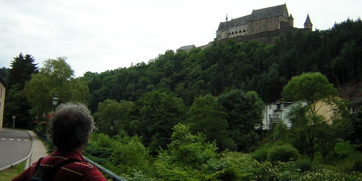 uitzicht op het kasteel
