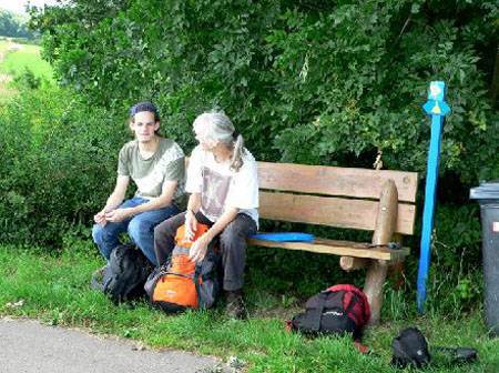 een welverdiende pauze